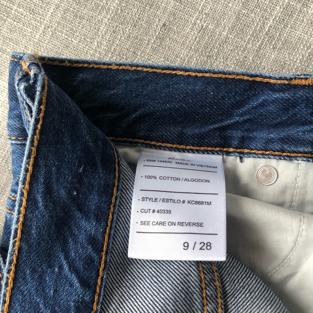 KANCAN Vintage 90s straight high waisted jeans . Size 28 length 32 - Picture 7 of 8